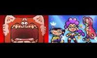 turning red vs kpop demon hunters but cas van de pol style