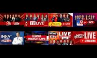 news channel multi window with live