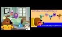 Thumbnail of Five Little Squirrels Song Comparison