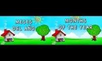 Aprender los meses del año ingles y español