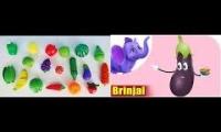 Fruit and vegetables episode 2 brinjal eggplant or aubergine
