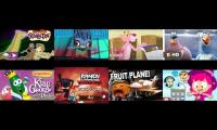 All Dreamworks Animation Portrayed By Rick Bowen Vodeos Played At Once 2005-2009