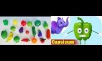 Fruit and vegetables episode 8 green capsicum or bell pepper