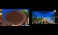 Mine Song 8 Bit lower pitch normal Vs eazy VS Mine Song 8 bit high pitch normal Vs eazy