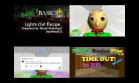 Baldi Basics Plus Time Out Mashup Quadparison