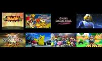 Super smash bros all intros mashup