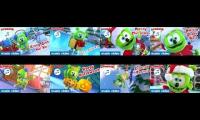 gummy bear christmas and halloween