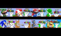Thumbnail of 8 people plays cat mario