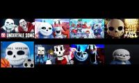 Thumbnail of Undertale Anniversary Celebration - To the Bone, but its a 3 way mashup with 5 other ttb but vids