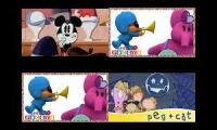 Up To Faster 4 Parison To Mickey Shorts, Pocoyo and Peg + Cat