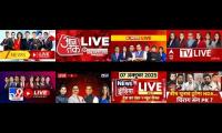 Thumbnail of all national channel by india tv news