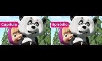 Thumbnail of Masha and The Bear - Little Cousin! (Episode 15) - Spanish (Latin America) Vs Portuguese (Brazil)