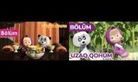 Masha and The Bear - Little Cousin! (Episode 15) - Turkish Vs Azerbaijani