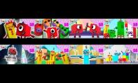 The First 8 NumberBlocks Seasons 8 Played At Once V1