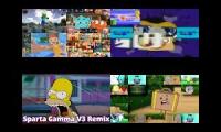 Thumbnail of Seven Sparta Gamma Remixes Side-By-Side