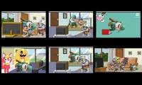 Thumbnail of Childish Grandpa Dog watches baby shows at the same time