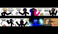 Thumbnail of Stick figures scream angrily