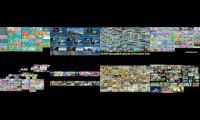 Thumbnail of 8 videos at the same time
