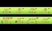 Thumbnail of 8 of My Most Favorite Garfield Show Episodes Playing at The Same Time.