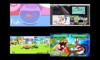 Thumbnail of 4 jnjnjb thingy videos played at once