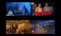 Thumbnail of 4 Horror movies! Jurassic Park, The Blob, Lake Placid, Anaconda.