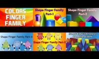 Thumbnail of Finger Family Shapes And Colors Compilation 2D And 3D Shapes Advanced Polygons