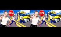 Thumbnail of 2 tannerites trouble kids on a school bus videos at once but one is on mute