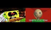 Thumbnail of Sparta G.O.D remix Spongebob and baldi (HEYYYYY DONT FIGHT GUYS!!!)