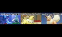 Thumbnail of Vaporeon, Jolteon and Flareon All animations from Pokemon Main Game