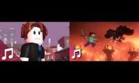Thumbnail of Roblox vs Minecraft | Stronger | made by TheFatRat
