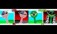 Thumbnail of Sprunki OC - United States VS Brazil