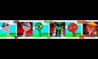 Thumbnail of Sprunki OC  United States and Brazil VS China