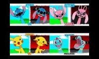 Thumbnail of Sprunki OC Stitch & Stitch Angel & Pikachu VS Totodile
