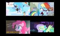 Thumbnail of my little pony sparta quadparison 6