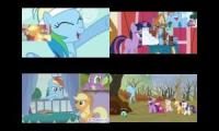 Thumbnail of rainbow dash sparta remix quadparison