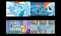 Thumbnail of rainbow dash sparta remix quadparison