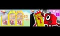 Thumbnail of The Numberblocks s2 ep:30 vs s8 ep:1