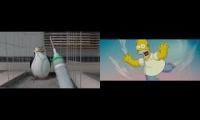 Thumbnail of skipper and homer simpson screaming moogle presents