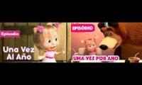 Thumbnail of Masha and The Bear - Once in a year (Episode 44) - Spanish (Spain) Vs Portuguese (Portugal)
