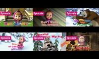 Thumbnail of Every Episode of Masha and the bear 1-6 at the same time