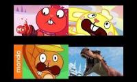 Thumbnail of The Scream Contents Quadparison To Happy Tree Friends And Ice Age