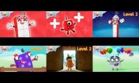 Numberblocks episodes 25-30 - Youtube Multiplier
