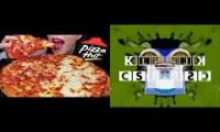 Thumbnail of ASMR PIZZA HUT EXTRA CHEESY PEPPERONI PIZZA MUKBANG 먹방 (No Talking) EATING Sounds in EE UU Major