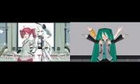 Thumbnail of Aroun the Wolrd (La la la la l a) Miku & Teto