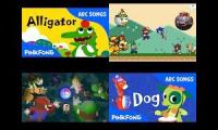 Thumbnail of Letter A-B-C-D Songs by Pinkfong (same time)