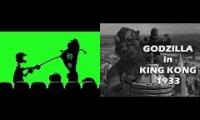 Thumbnail of Minions are watching Godzilla Ruins the King Kong (1933) -- Fan Parody Animation