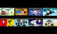 Thumbnail of 8 aumsum videos at once