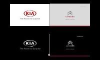 Thumbnail of Kia The Power to surprise (2012-2019) and Citroën Creative Technology (2009-2016) logo