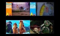 Thumbnail of The Scream Contents Quadparison To Larva, Ice Age And Toy Story