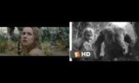 Thumbnail of King Kong (1933/2005) Kong VS Dinosaur Scene Comparsion